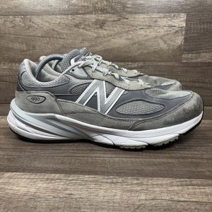 New Balance 990 v6 Gray Mens US Size 10 Wide EUR 44 M990GL6 Sneakers